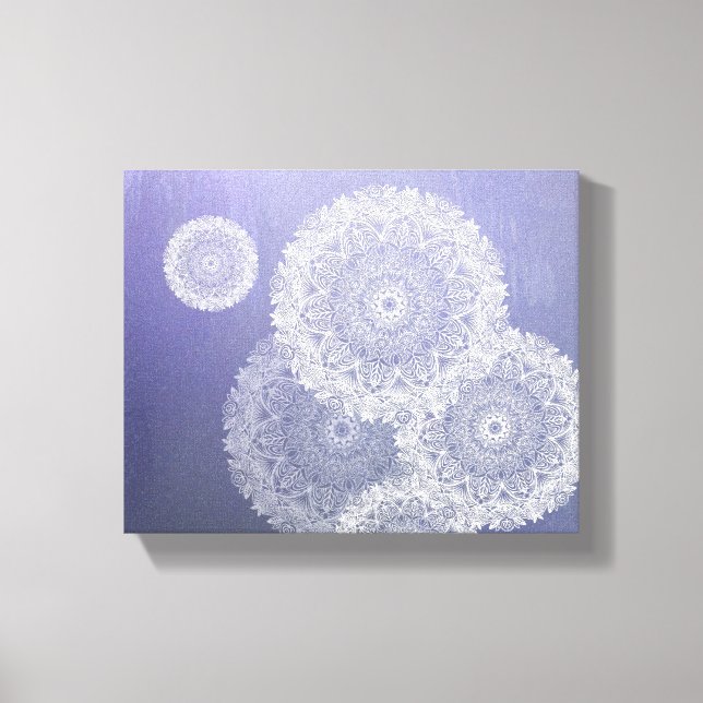 White Mandala  Canvas Print (Front)