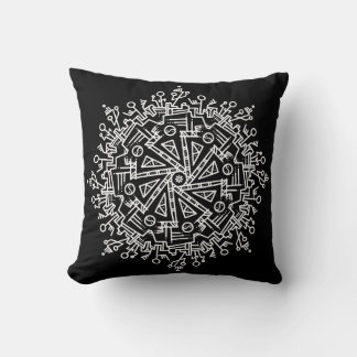 White Mandala Cushion