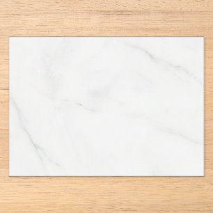 White Marble Acrylic Invitations