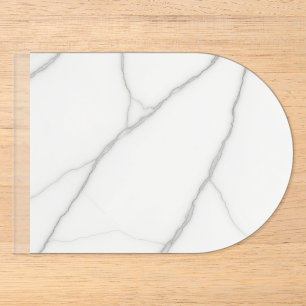 White Marble Acrylic Invitations