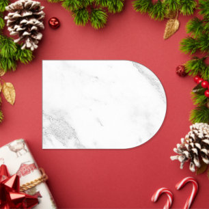 White Marble Acrylic Invitations