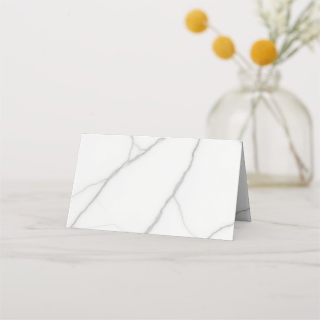 White Marble Appointment Card (Front)