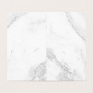 White Marble Business Card
