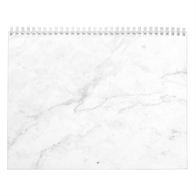 White Marble Calendar (Cover)