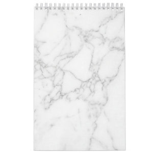 White Marble Calendar