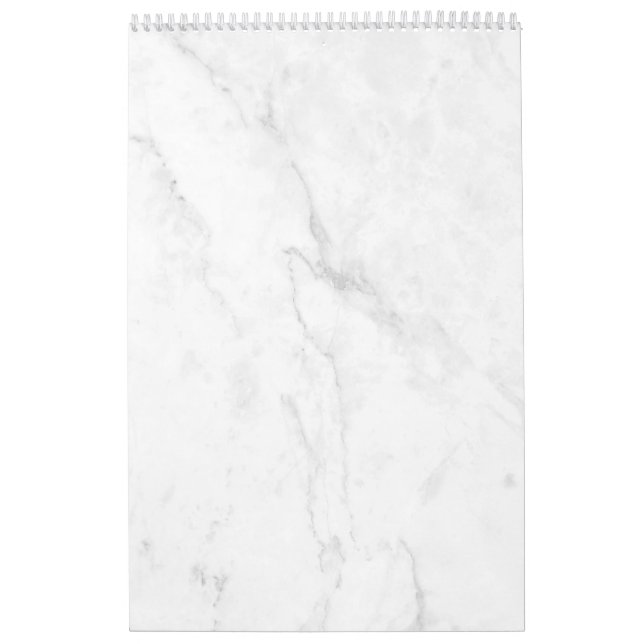 White Marble Calendar (Cover)