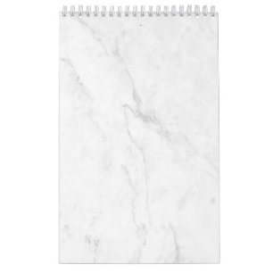 White Marble Calendar