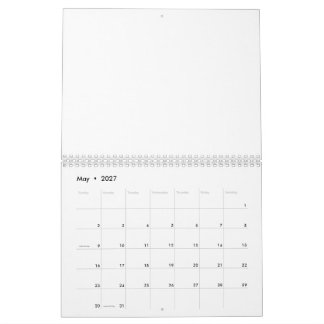 White Marble Calendar