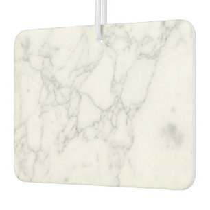 White Marble Car Air Freshener