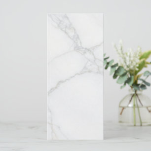 White Marble Card