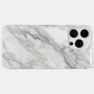 White Marble iPhone 16 Pro Max Case