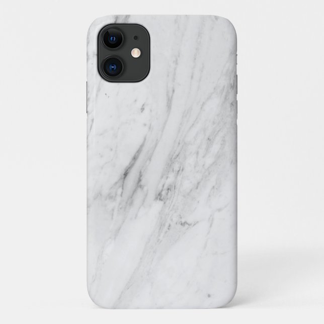 White Marble  Case-Mate iPhone Case (Back)