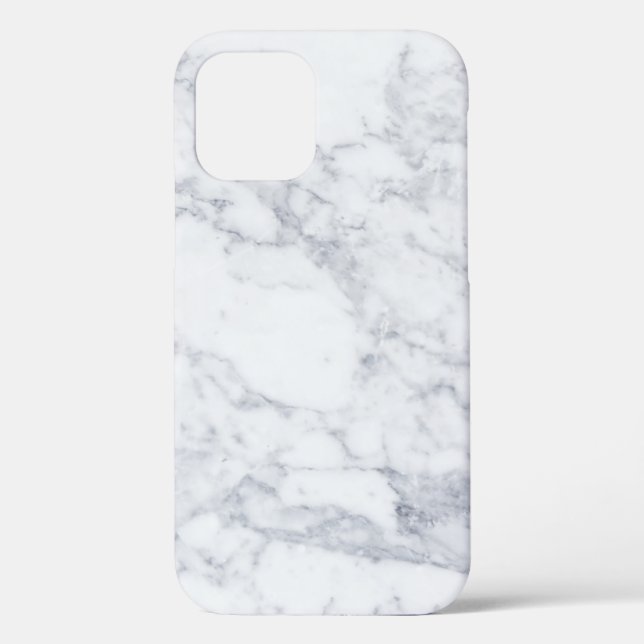 White Marble Case-Mate iPhone Case (Back)