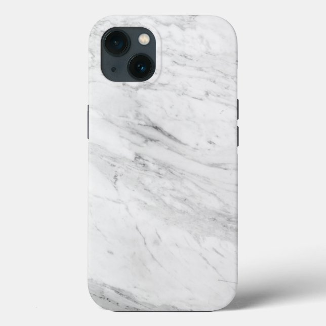 White Marble  Case-Mate iPhone Case (Back)