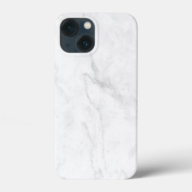 White Marble Case-Mate iPhone Case (Back)