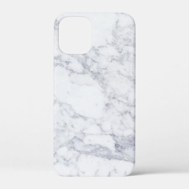 White Marble Case-Mate iPhone Case (Back)