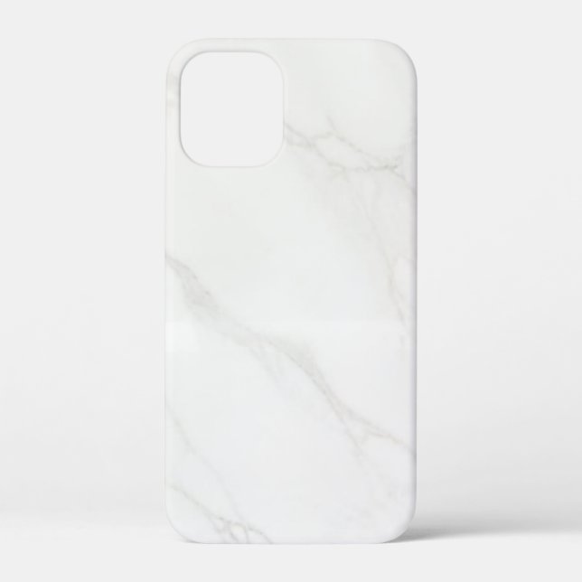 White Marble Case-Mate iPhone Case (Back)