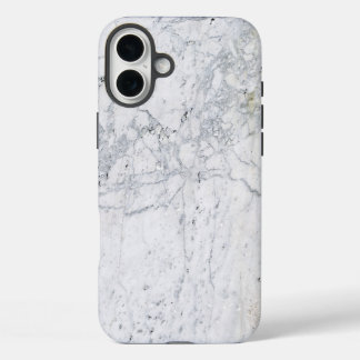 White Marble iPhone 16 Plus Case