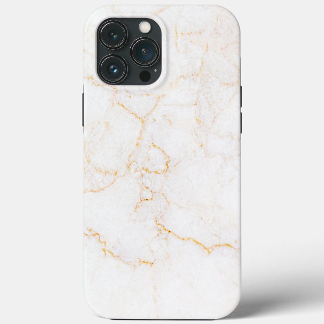 White Marble Case-Mate iPhone Case (Back)