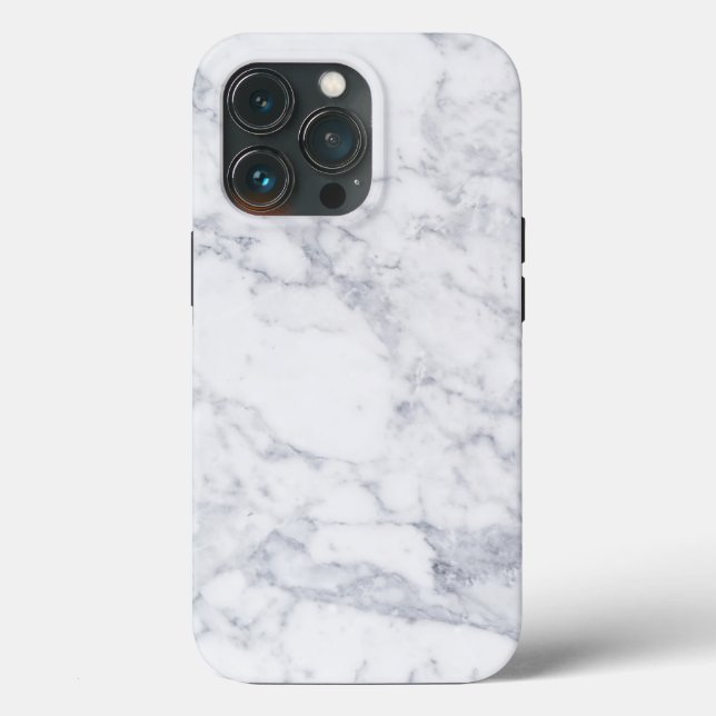 White Marble Case-Mate iPhone Case (Back)