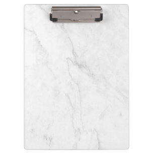 White Marble Clipboard