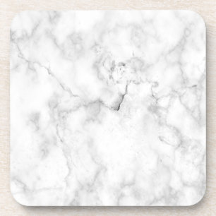 White marble coaster