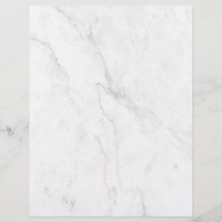 White Marble Custom Letterhead