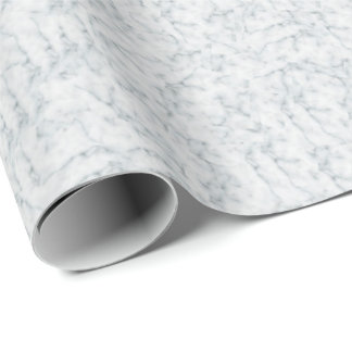 White Marble Cute Unique Gift Wrapping Paper