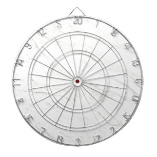 White Marble Dartboard