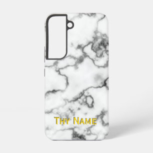 White Marble design -  Samsung Galaxy Case