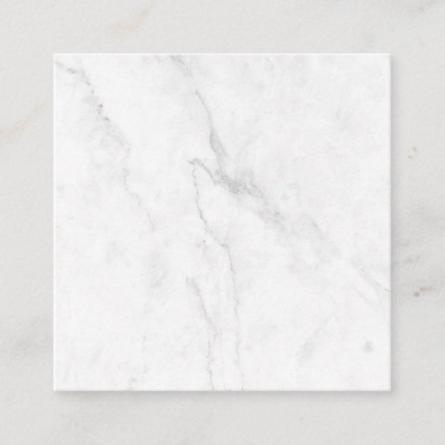  White Marble Discount Card (Front)