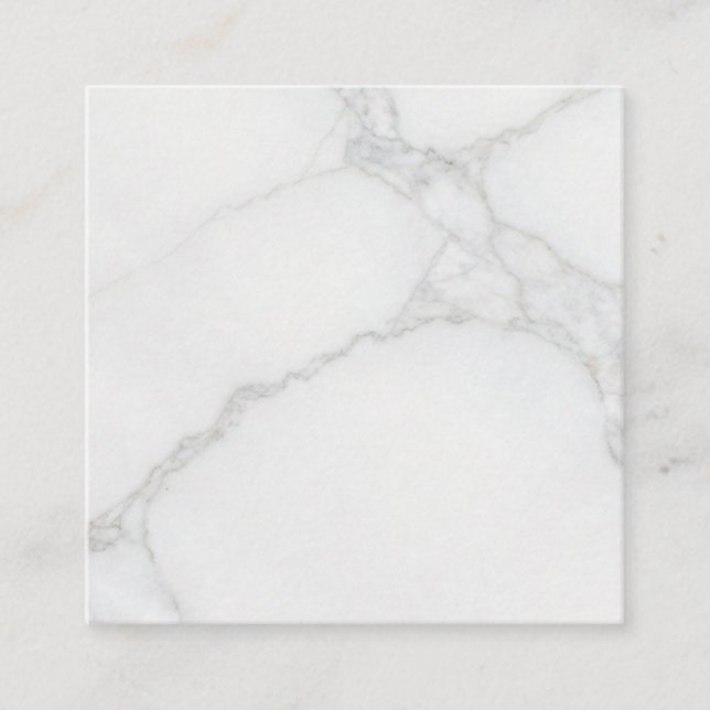White Marble Discount Card (Front)