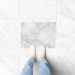 White Marble Doormat