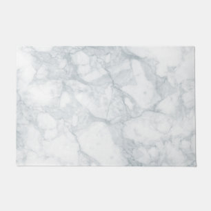 White Marble  Doormat
