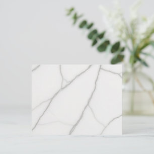 White Marble Enclosure Card