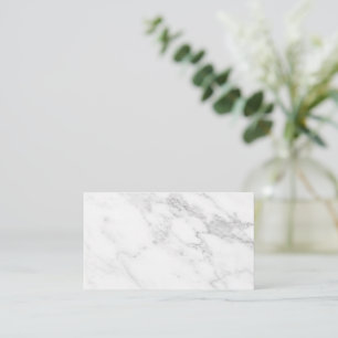 White Marble Enclosure Card
