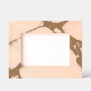 White Marble Etched Frames