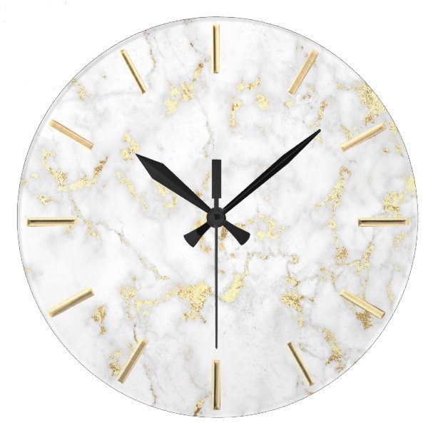 Gold Wall Clocks | Zazzle UK