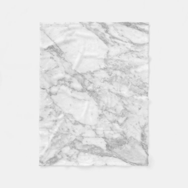 White marble fleece blanket (Front)