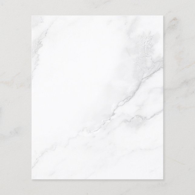 White Marble Flyer (Front)