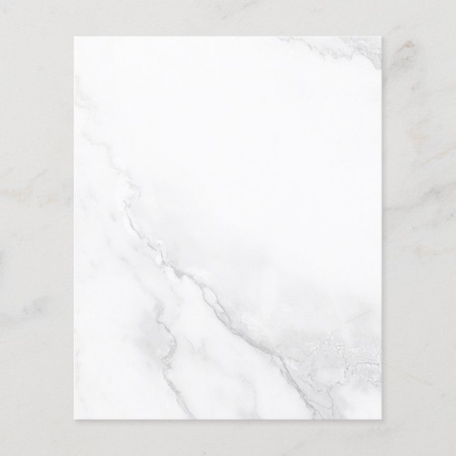White Marble Flyer (Front)