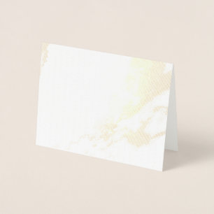White Marble Foil Card