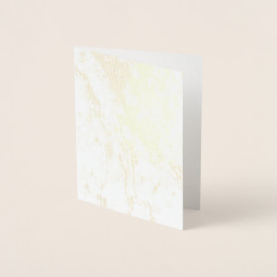 White Marble Foil Card