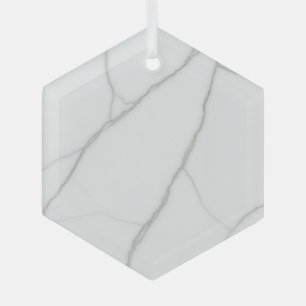 White Marble Glass Tree Decoration