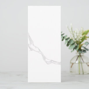 White Marble Holiday Card