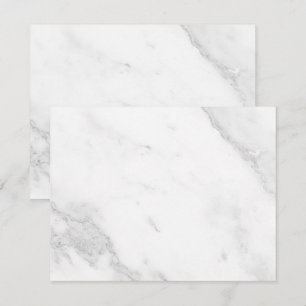 White Marble Holiday Card