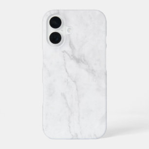 White Marble iPhone 16 Case