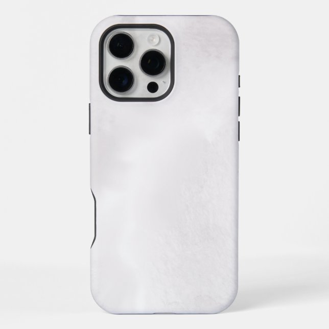 White Marble  iPhone Case (Back)