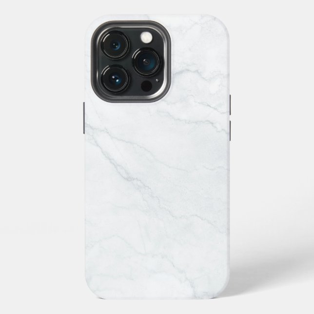 White Marble  iPhone Case (Back)
