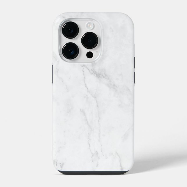  White Marble iPhone Case (Back)